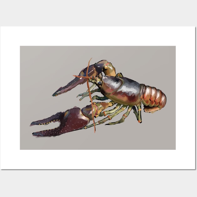 crayfish Wall Art by graviy424